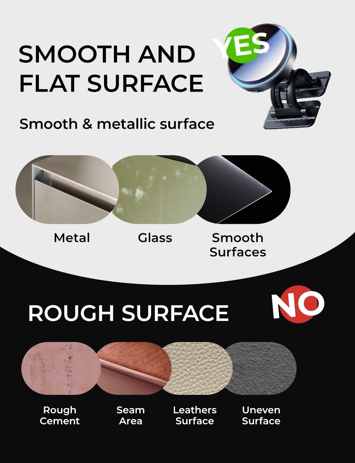 Cargador de coche MagSafe de 15 W, cargador inalámbrico magnético para iPhone 17 Pro Max, soporte magnético para iPhone 17 Air Pro Max Plus 16 15 14 13 12, Samsung S25/24 con MagSafe.