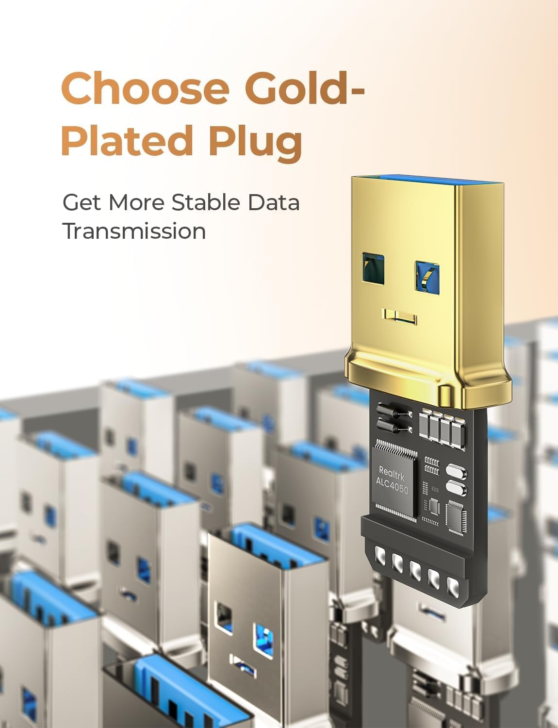 AINOPE USB Extension Cable,USB Extender,USB 3.0 Extension Cable, Male to Female Cord High Data Transfer Compatible with Webcam,USBKeyboard,Flash Drive,Hard Drive,Printer,10FT,Grey