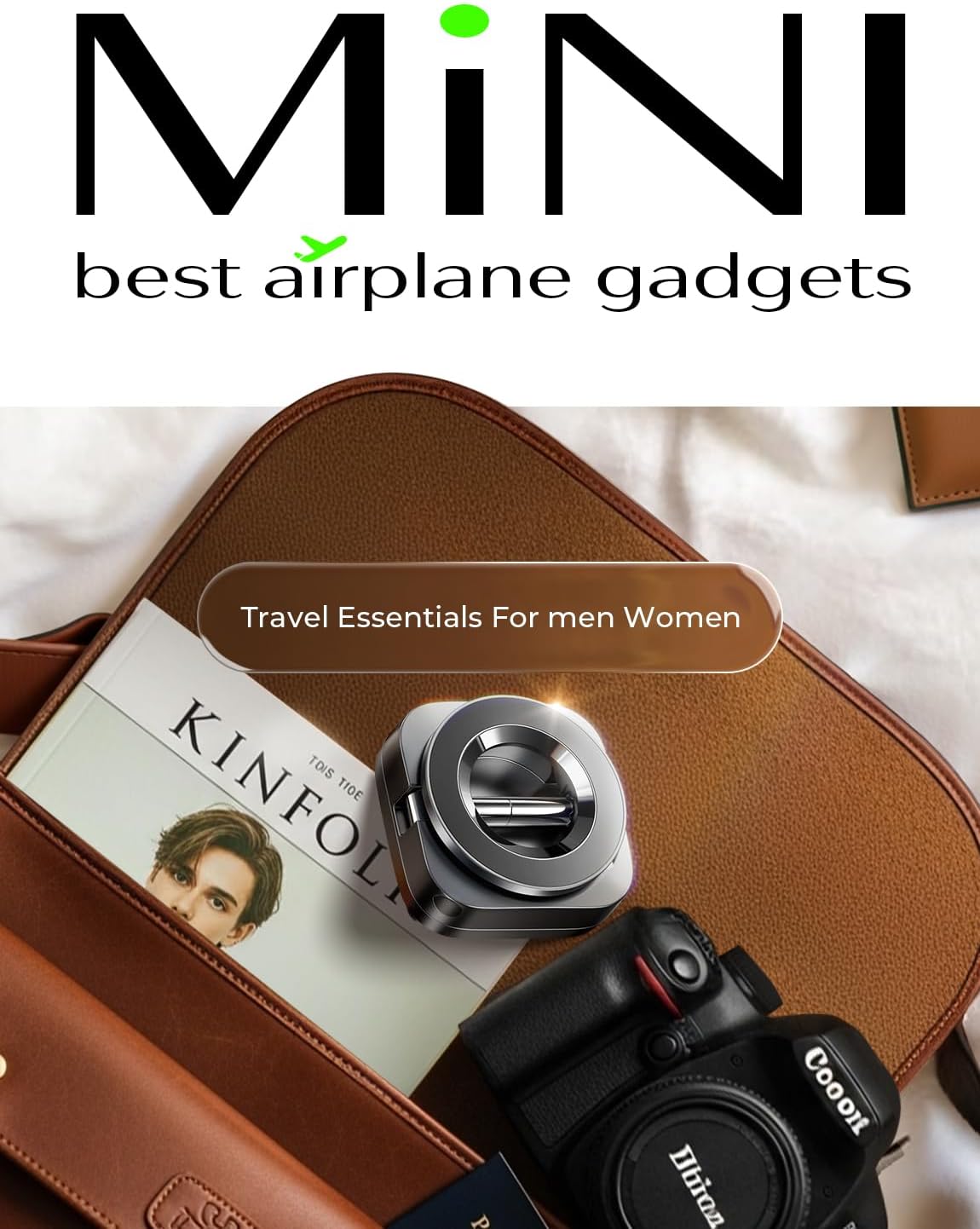 LISEN Airplane Gadgets Travel Europe Vacation Essentials Phone Holder for iPhone 17 MagSafe Travel Accessories Long Flight Must Have Toddler Mini Travels Essentials Kids Women Cruise Essentials