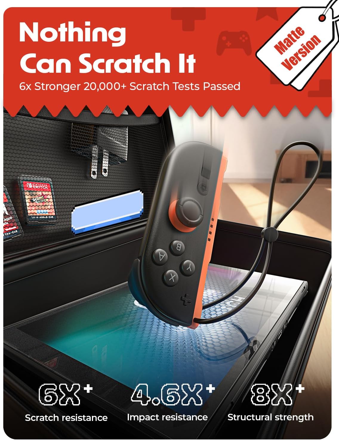 LISEN 2 Pack Matte Nintendo Switch 2 Screen Protector Anti-Glare | Auto Alignment Kit | Tempered Glass | Longest Durable | Full Coverage | Switch 2 Accessories