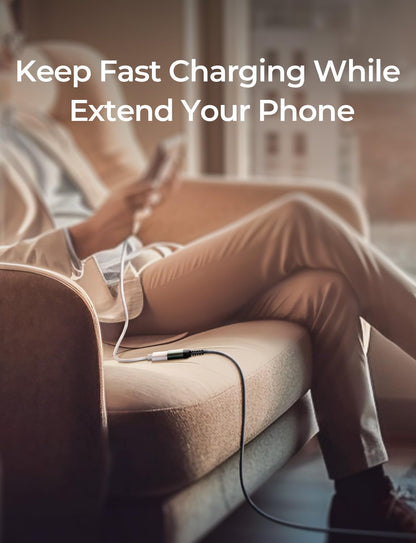 AINOPE 2 Pack USB Extensions Cable High Speed USB 3.0 Extension Cord Type A Male to Female Sturdy Braided Material Fast Data Transfer Compatible with USB Keyboard,Mouse,Flash Drive,Grey,6.6FT+6.6FT