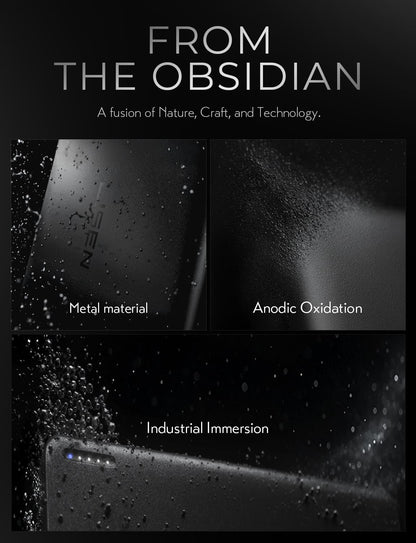 LISEN 0.3‘’ Ultra Slim MagSafe Portable Charger,5000mAh Wireless Card Slim MagSafe Battery Pack iPhone 17 Air Accessories,Magnetic Power Bank for iPhone 17 Pro Max Plus Air/16/15/14/13/12，Obsidian