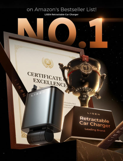 LISEN Retractable Car Charger for iPhone 17 Accessories, 69W USB C Car Adapter USB C Charger Fast Charging, Gifts for Women Men, Travel Essentials, for iPhone 17 Pro Max Air 16 15 14 13 12 Samsung S25