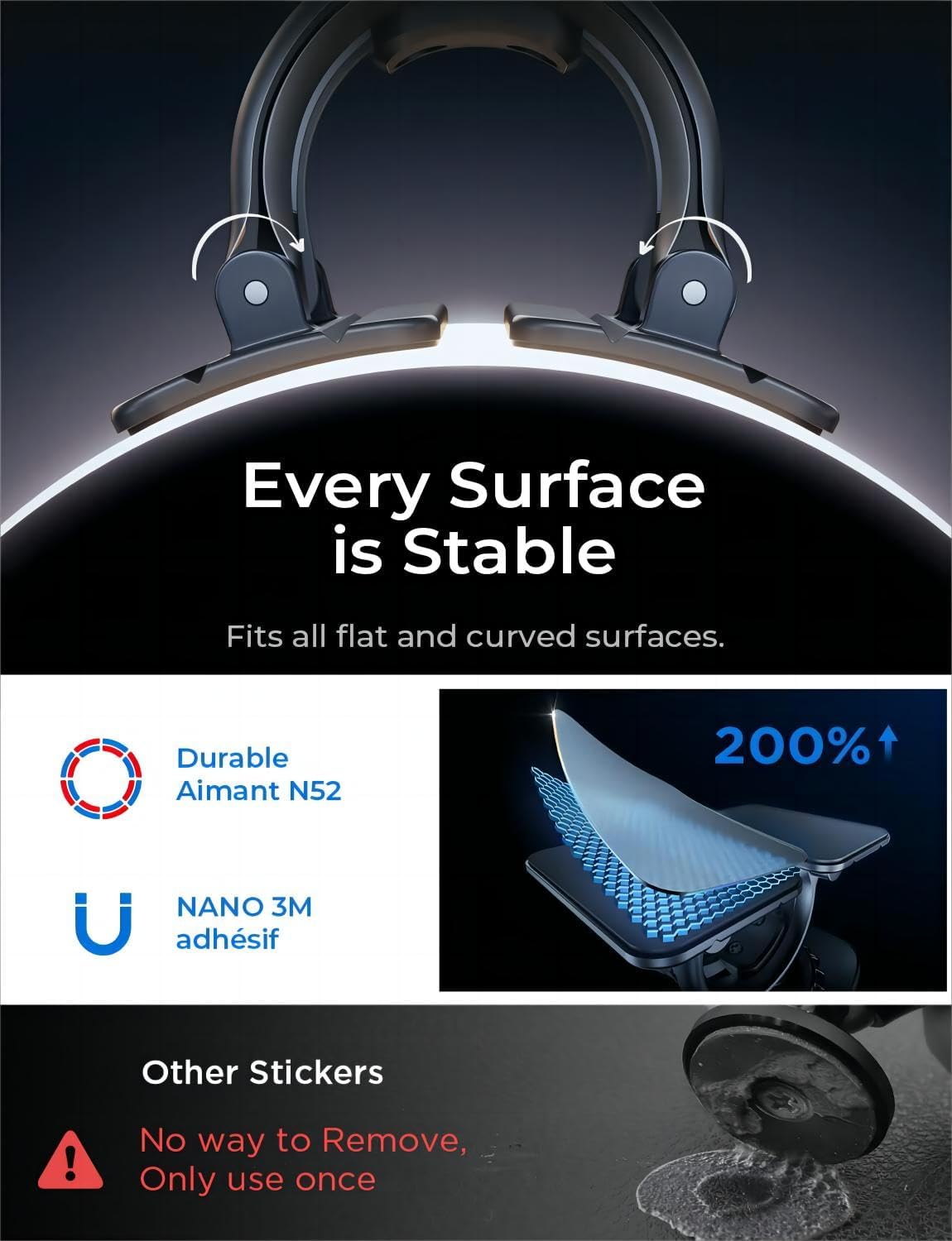 LISEN for MagSafe Car Mount Magnetic Car Phone Holder [95% Increase Magnetism] for iPhone 17 Your Car Accessories for Men Truck 360 Vent Phone Mount for Garmin GPS Fit iPhone 17 Pro Max Air 16 15