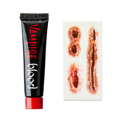 Tube of Blood and Tattoos, Halloween Make-Up for Adults, by Fun World